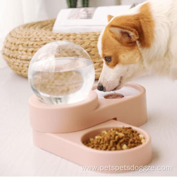 eco-friendly multifunctional plastic double pet feeder